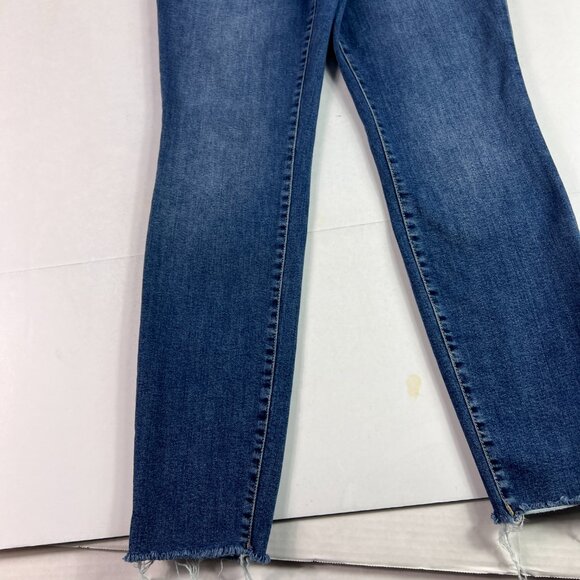 Good American Jean Women 27x25* Good Legs Skinny Mid Rise Crop Blue Denim Tag 28 - Picture 6 of 16